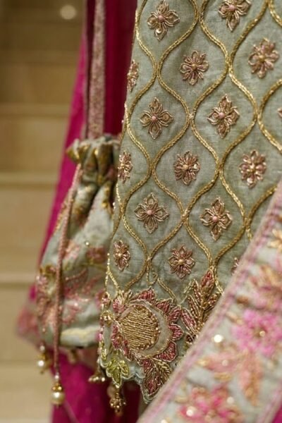Alternative view of Sage Noor Sharara Set