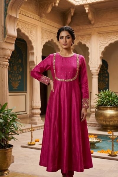 Gulnaar Silk Flare Set