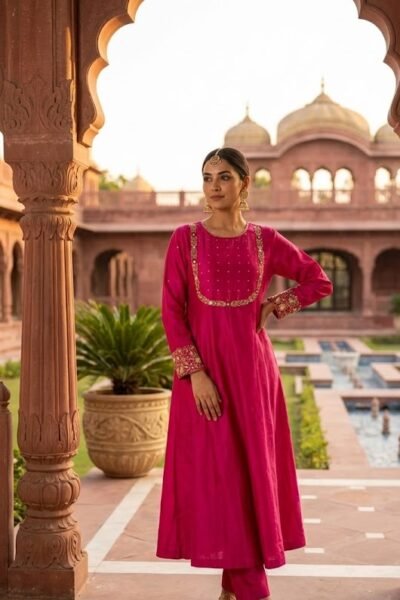Alternative view of Gulnaar Silk Flare Set