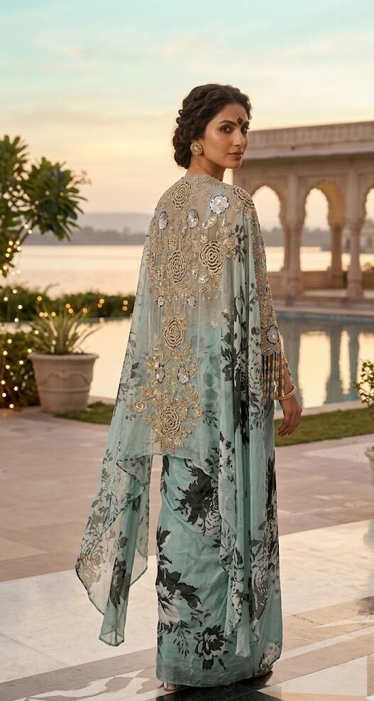 Seafoam Aura Cape Set - Image 3