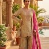 Sage Gulnaar Sharara Set