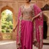 Rani Noor Cape Dhoti Set