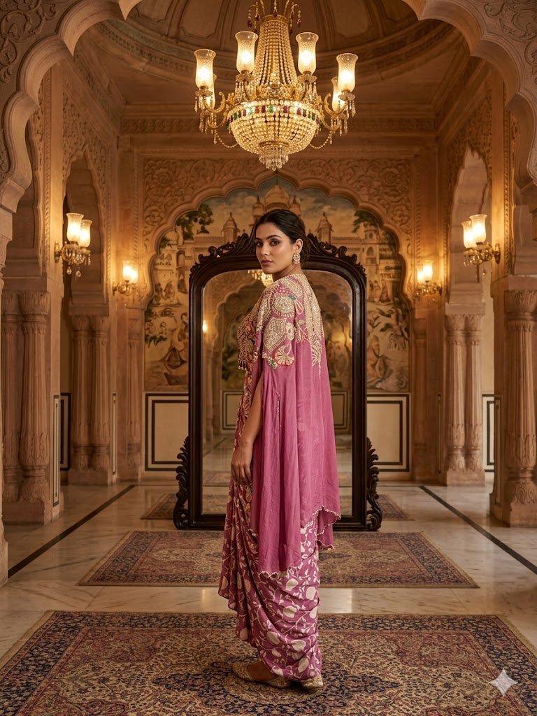 Mauvéra Floral Drape Set