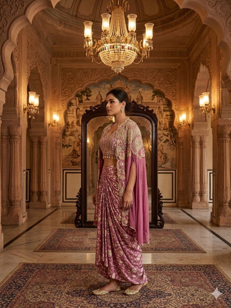 Mauvéra Floral Drape Set - Image 3