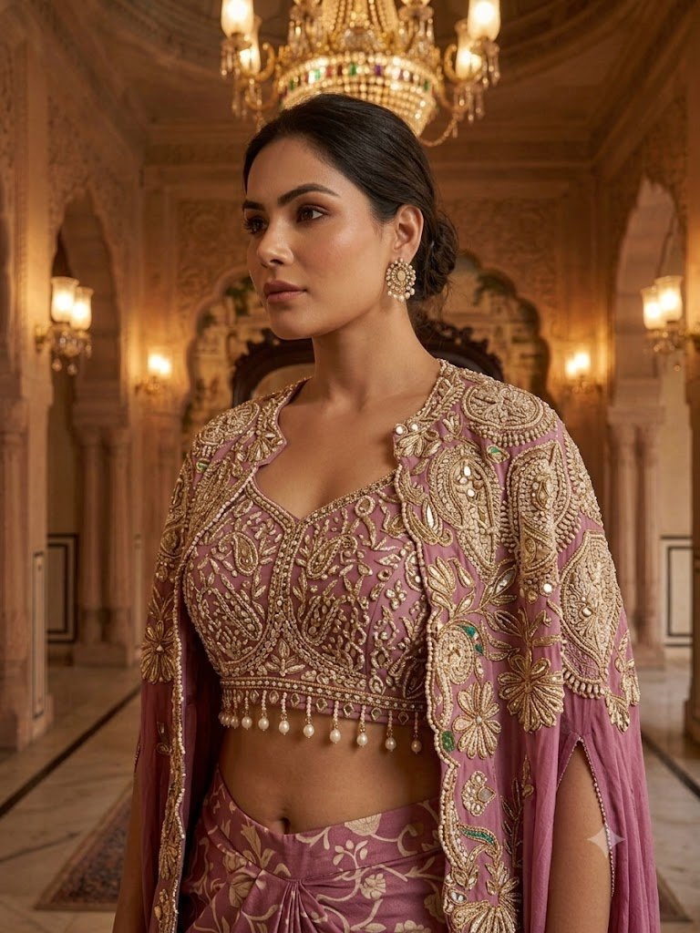 Mauvéra Floral Drape Set - Image 4