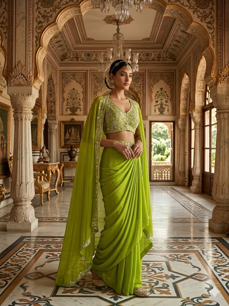 Lime Luxe Drape Set - Image 4
