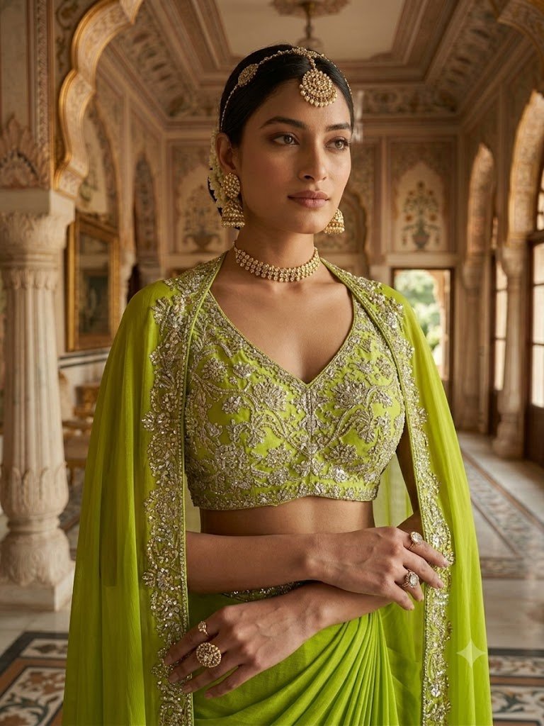 Lime Luxe Drape Set - Image 2