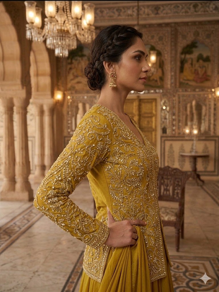Mehréz Ivory Regal Kurta - Image 4